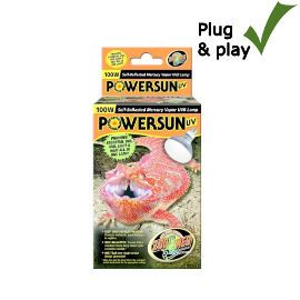 Zoo Med - PowerSun UV lamp 100 Watt - Terramania.nl