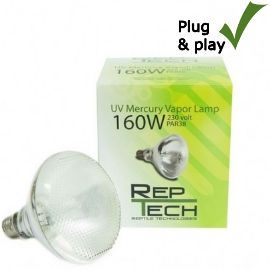 Reptech - UV Mercury Vapor Lamp - Terramania.nl